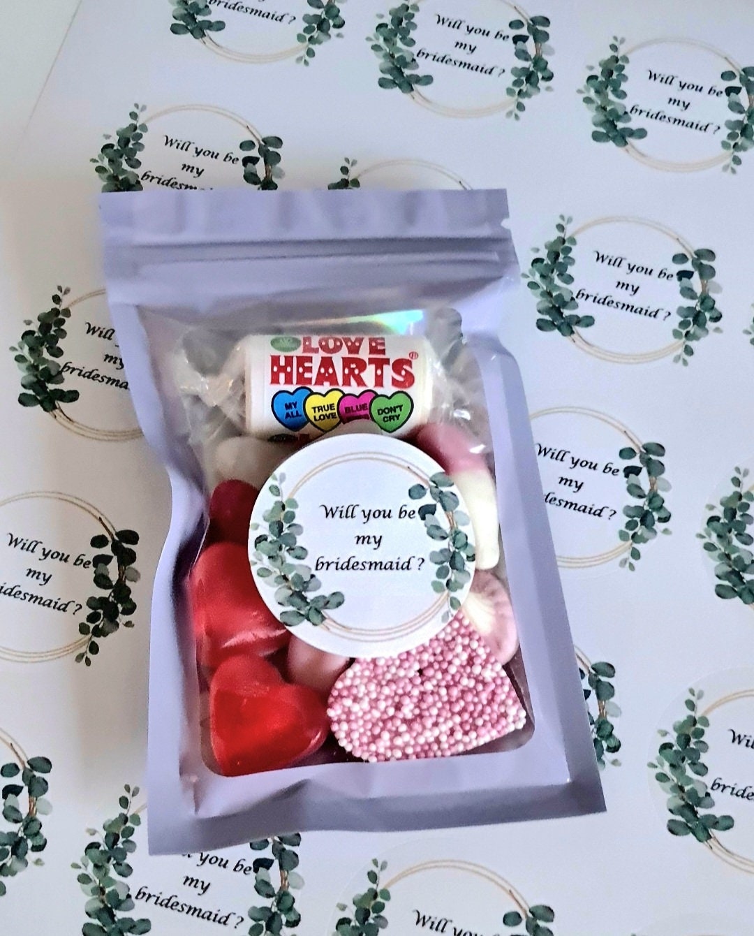 Party favours| Sweet favours| Bridesmaid proposal| Goodie Bags| Wedding| Will you be my Bridesmaid