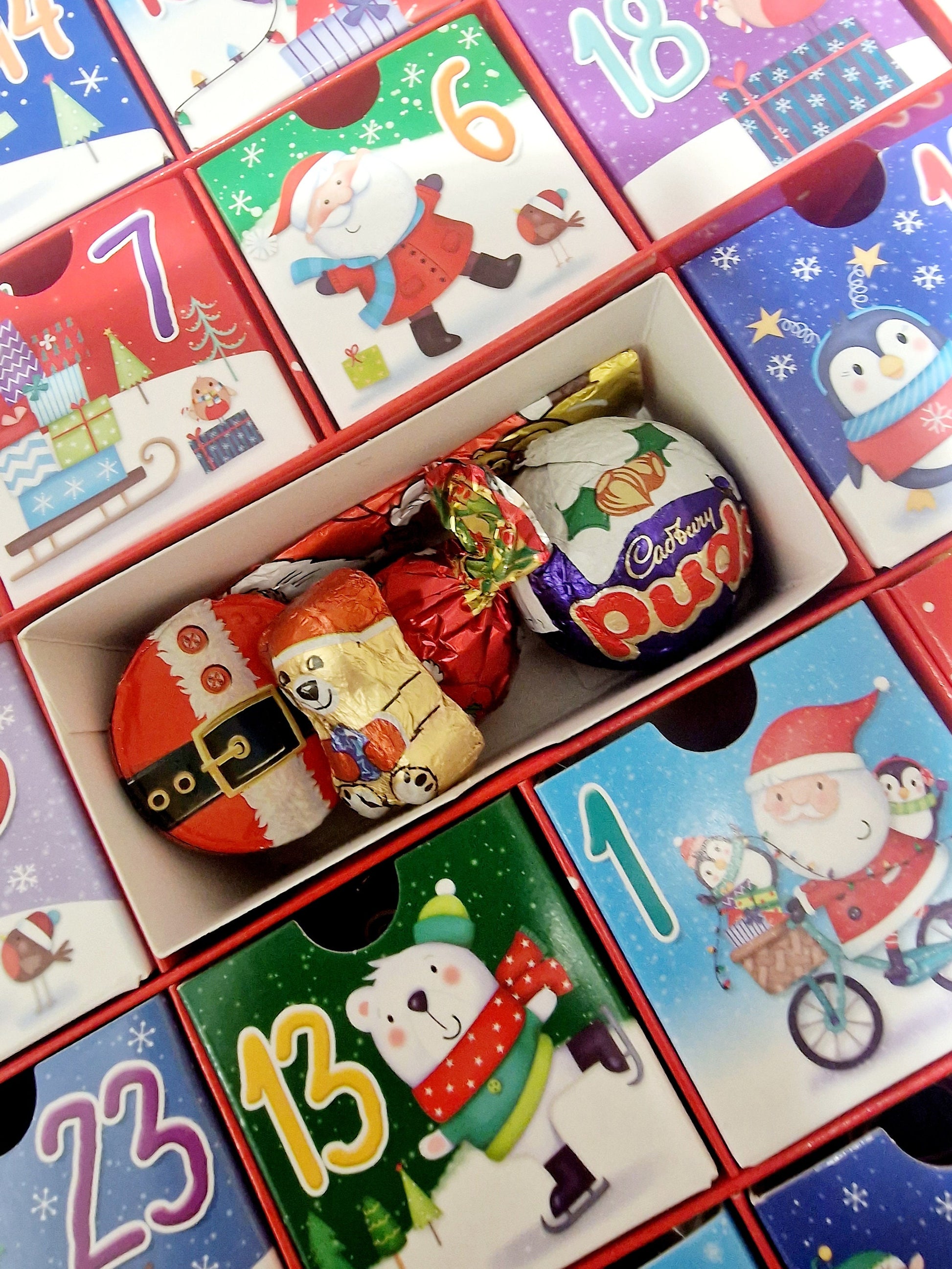 Christmas Advent Calenders - Prefilled advent calender - Christmas Countdown - Christmas Advent -Christmas Chocolate and Sweet Calender