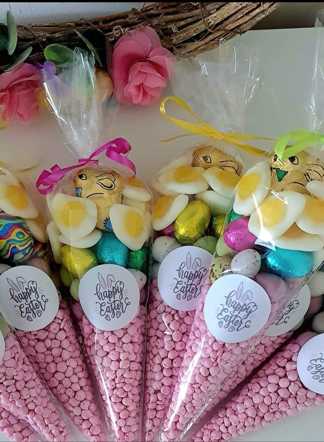 Large Easter party cones- Easter - Easter Gift -East Bunny - Easter Sweet Favours- Easter Gifting