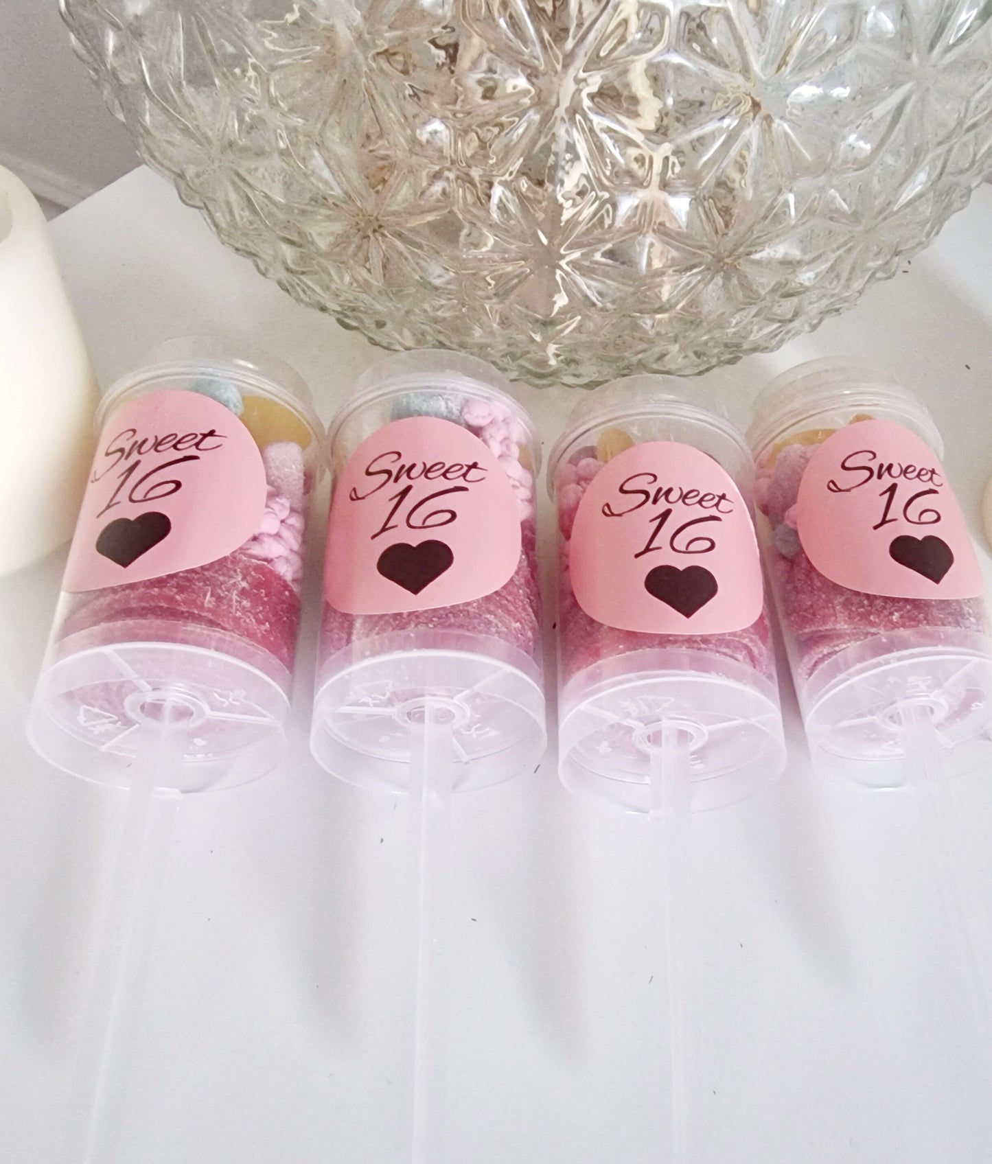 Sweet push pops- Sweets- Party Favours- postal sweets- sweet favours - birthday parties