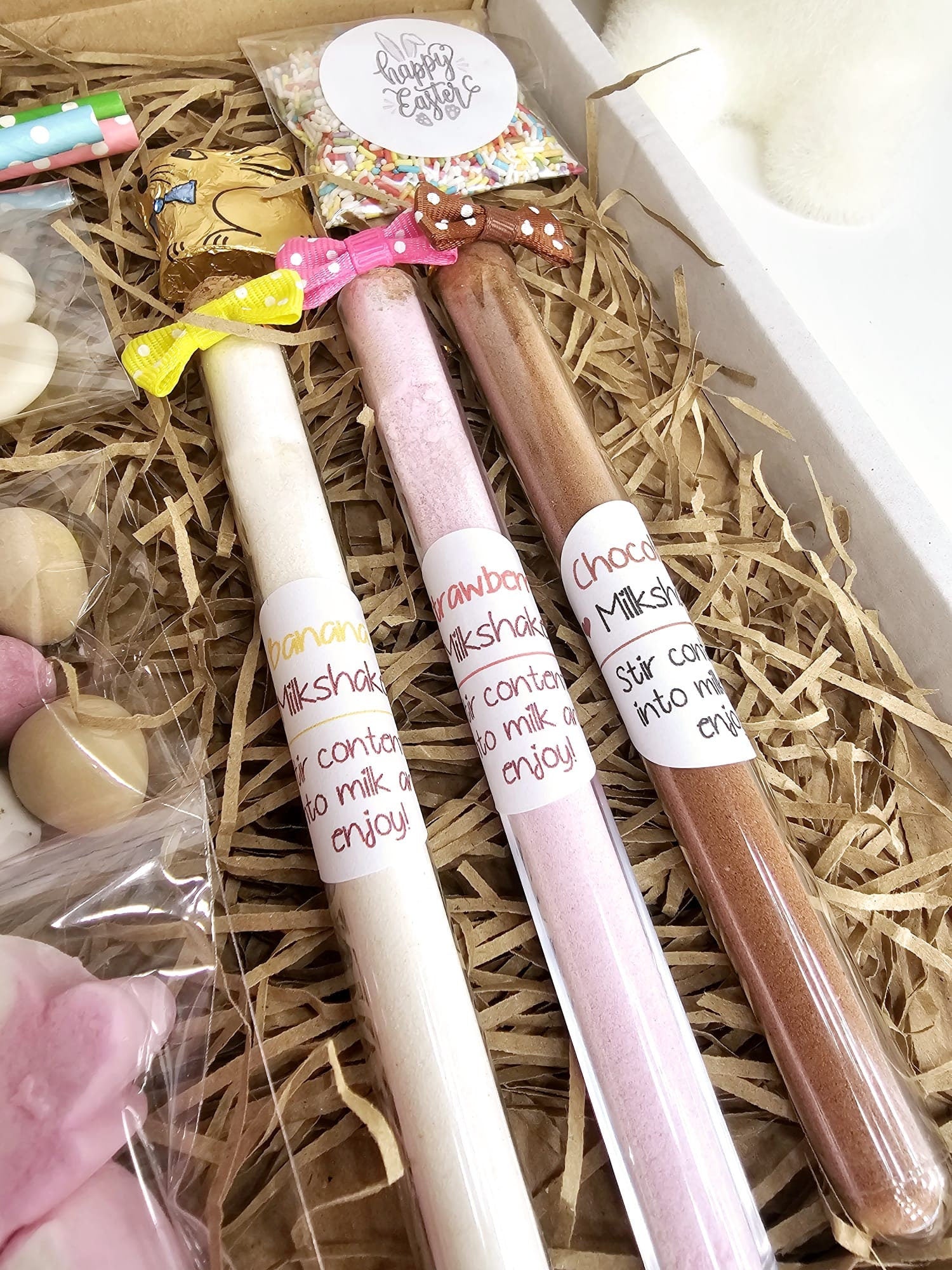 Easter Letterbox Gift| Milkshake letterbox gift| Personalied Easter Gift| Easter| Kids Easter Gift| Letterbox Milkshake and Chocolate Gift.