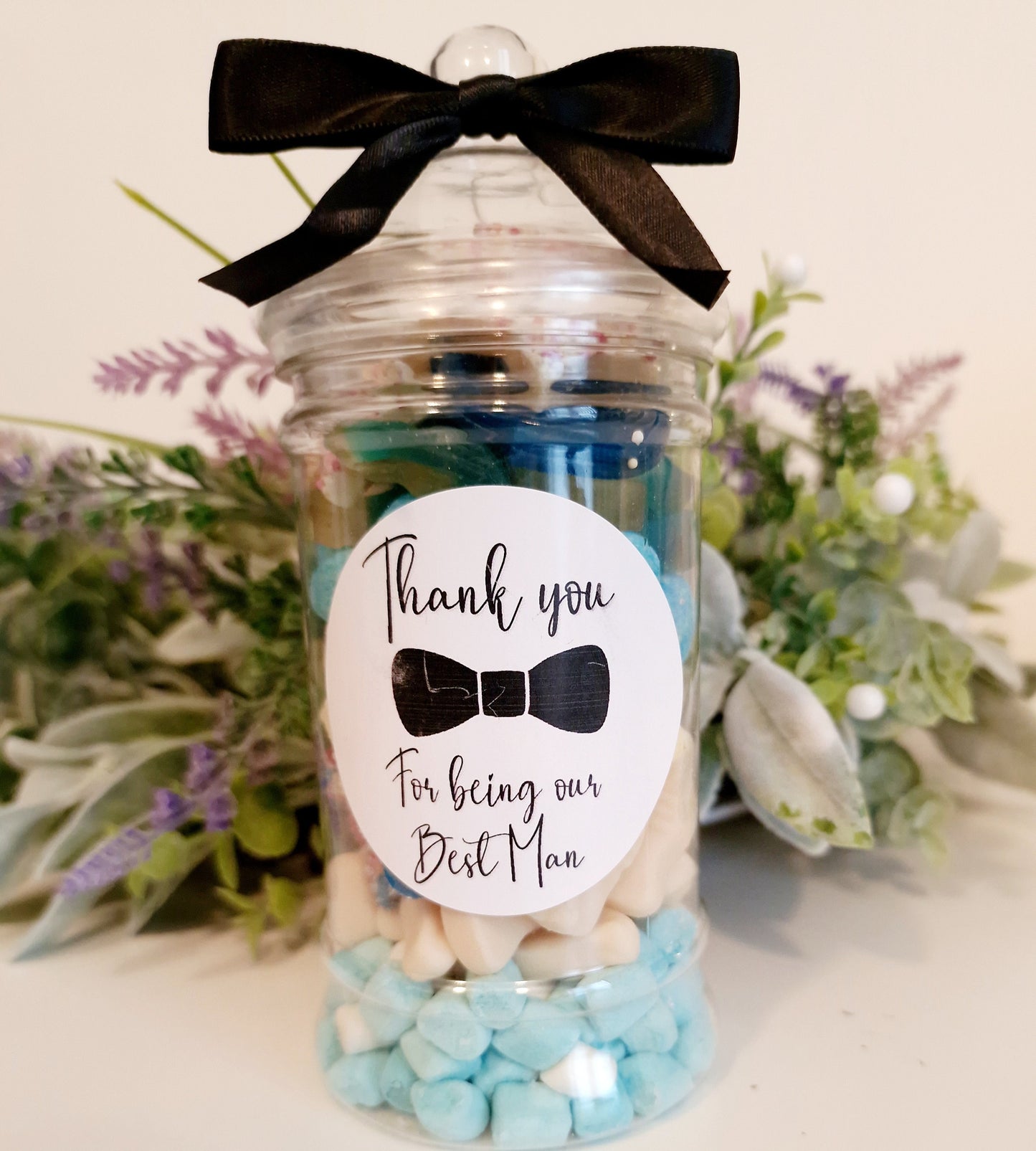 Best man sweet jar- Best manproposal- wedding favour- Sweet Favour- Victorain sweet Jar