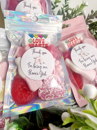 Sweet Favours | Flower Girl Gift | Thankyou | Sweet Pouch | Party Favours