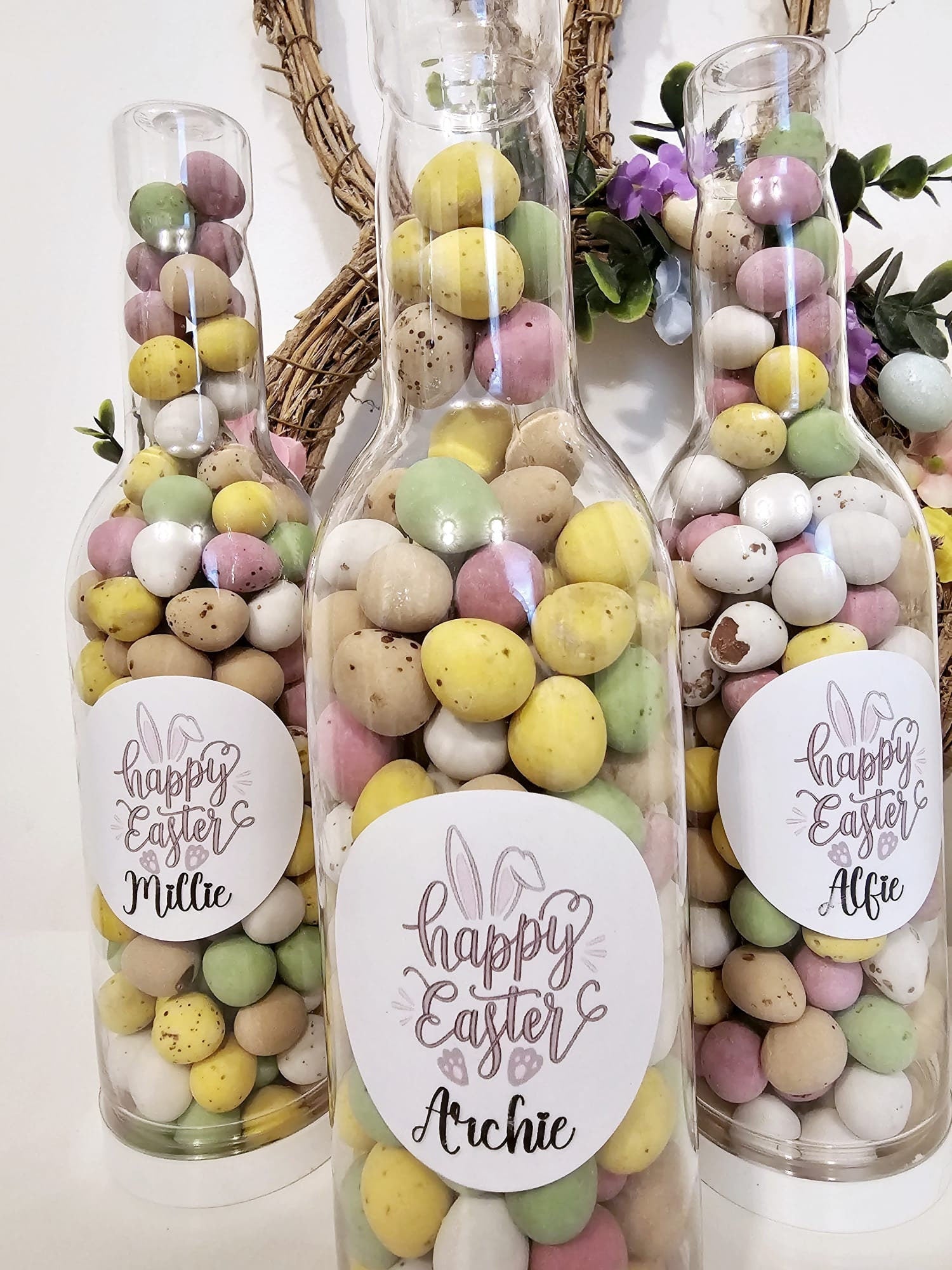 Easter gift- Bottled Easter eggs - Personalised Gift- Easter - Gifting