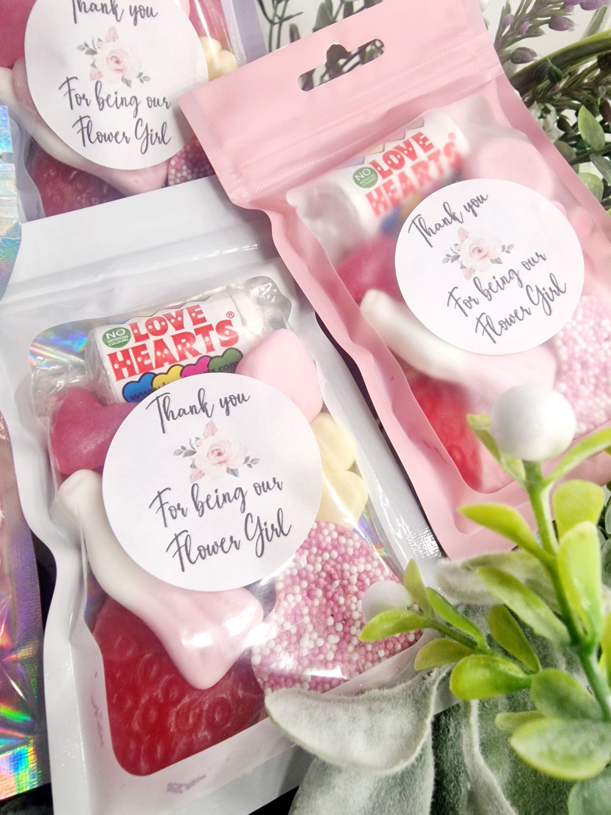 Sweet Favours | Flower Girl Gift | Thankyou | Sweet Pouch | Party Favours