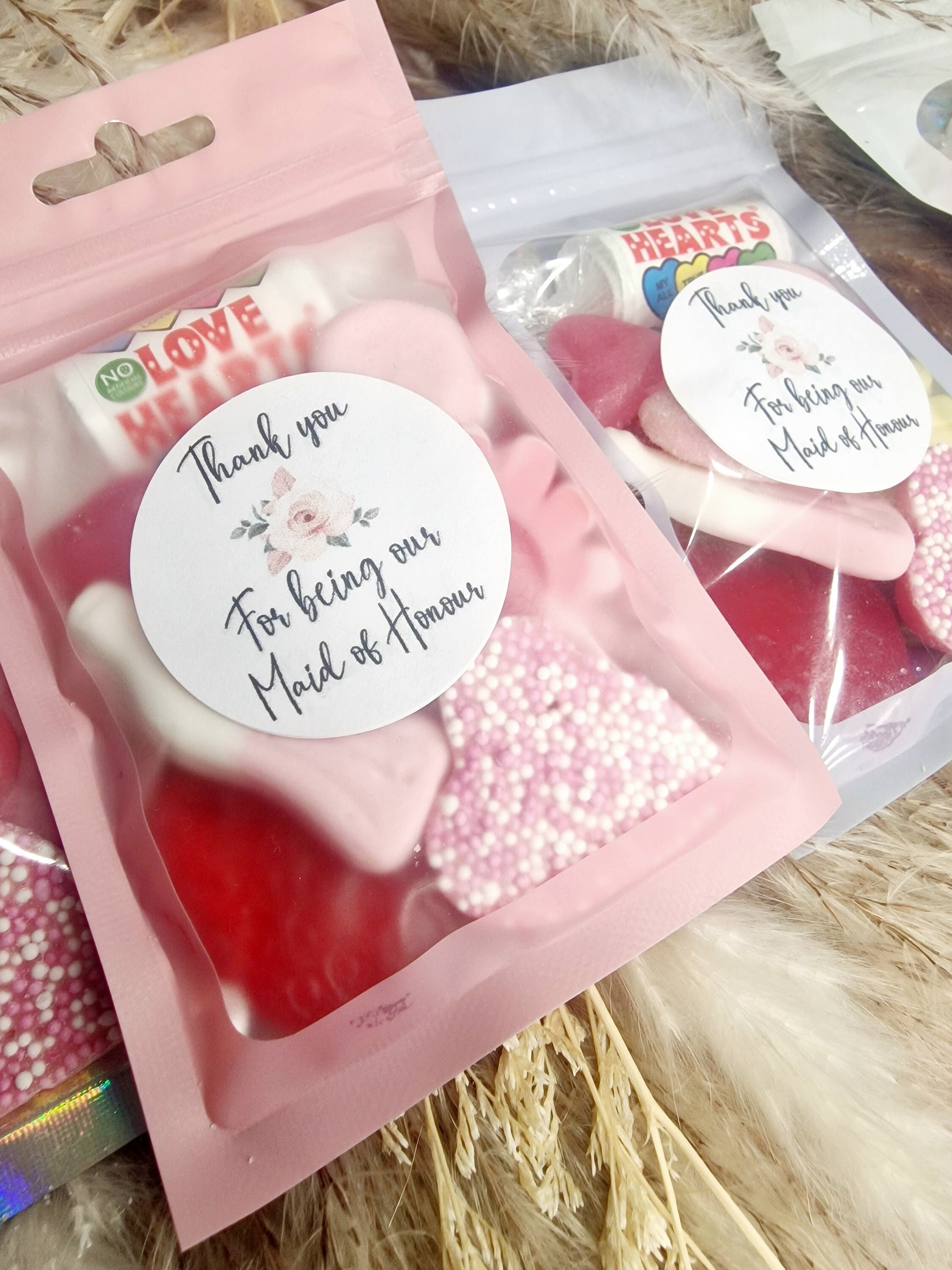 Sweet Favours | Maid of honour Gift | Thankyou | Sweet Pouch | Party Favours