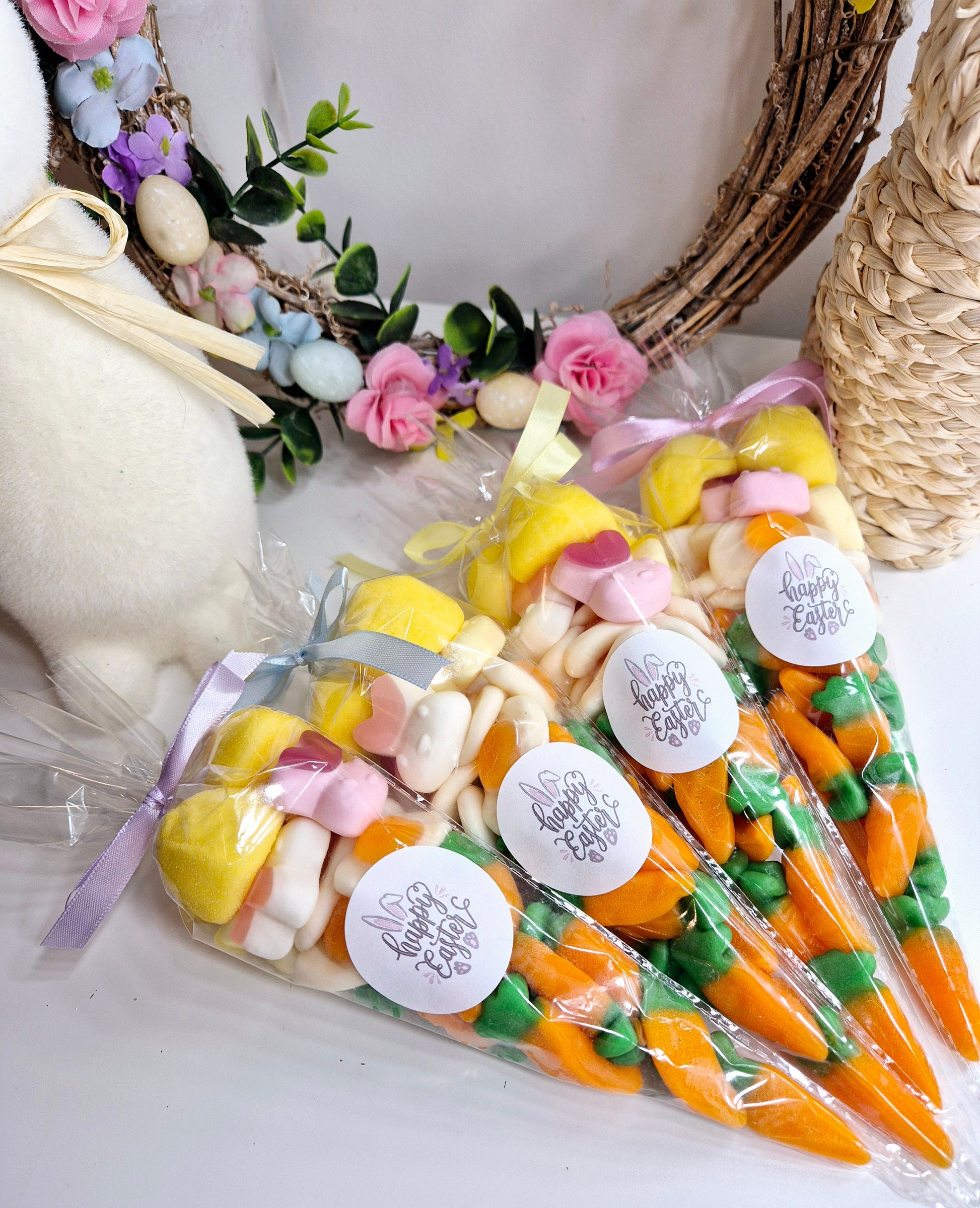 Large Easter party cones- Easter - Easter Gift -East Bunny - Easter Sweet Favours- Easter Gifting