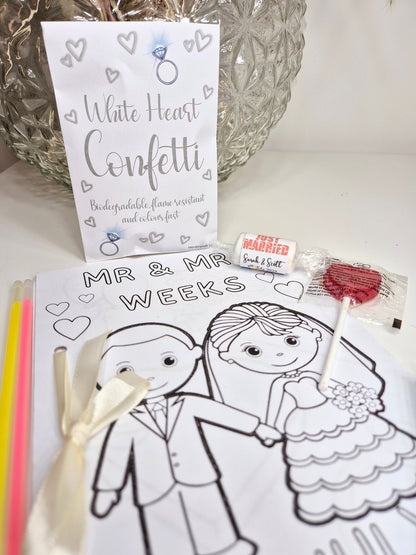 Personalised children's wedding activity pack - Wedding - Wedding Favour