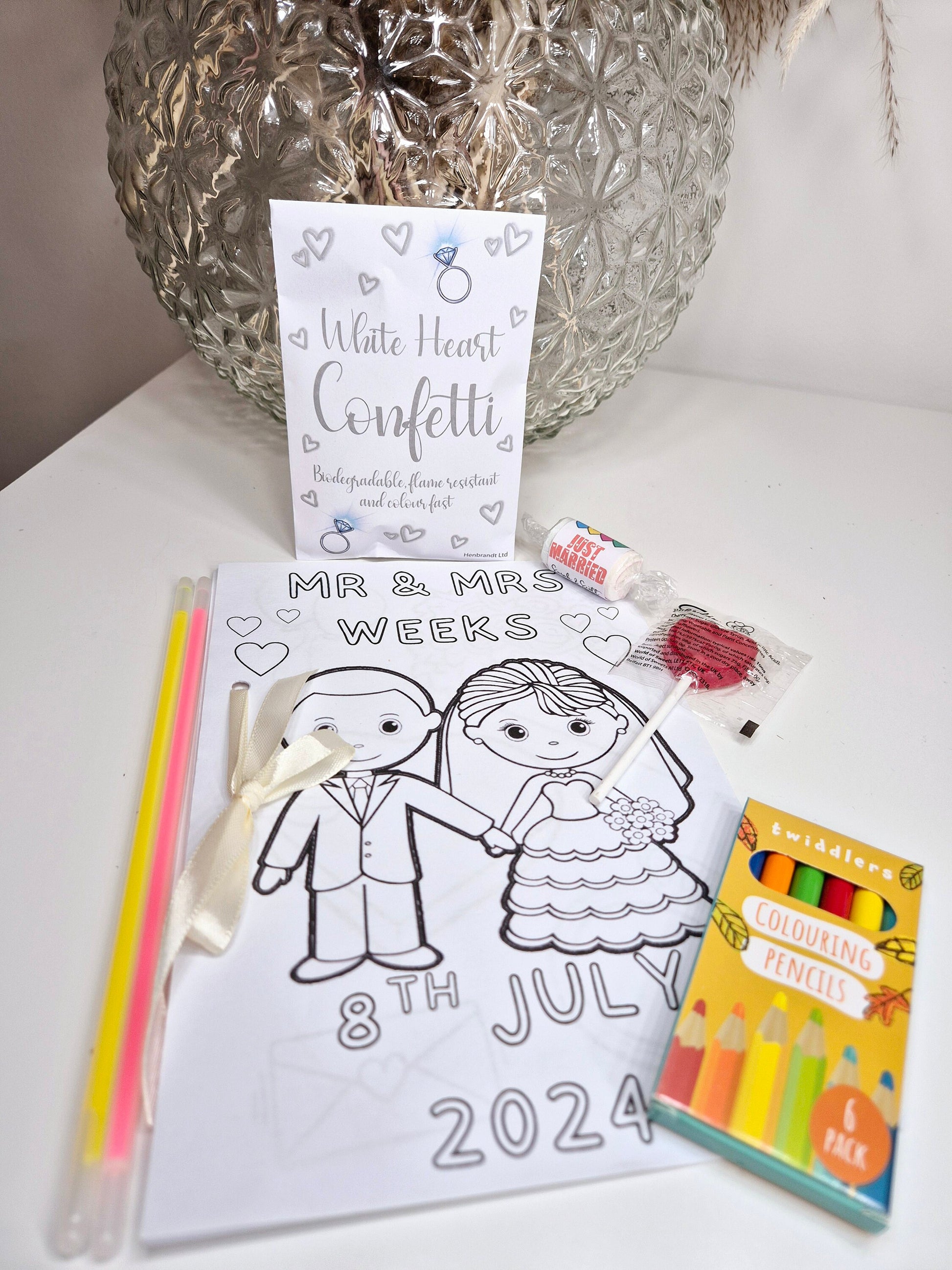 Personalised children's wedding activity pack - Wedding - Wedding Favour