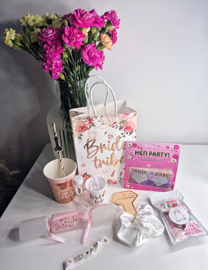 Bride tribe prefilled party bags- Hen party- prefilled hen bags- goody bags