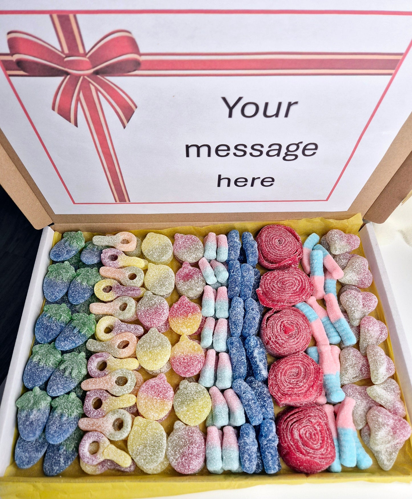 Fizzy sweet letterbox - letterbox gift - Fizzy sweets - Sweet gift