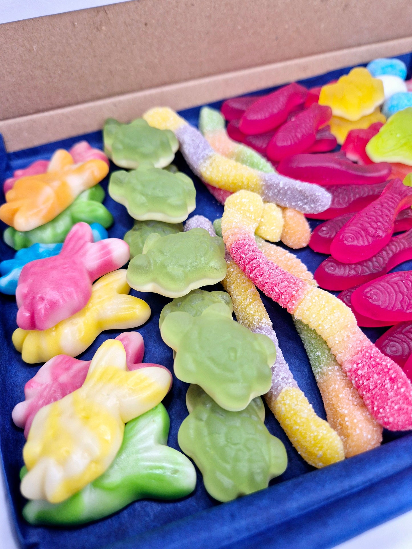 Fishing inspired sweet box - fishing sweets - sweet box - Birthday- Gift