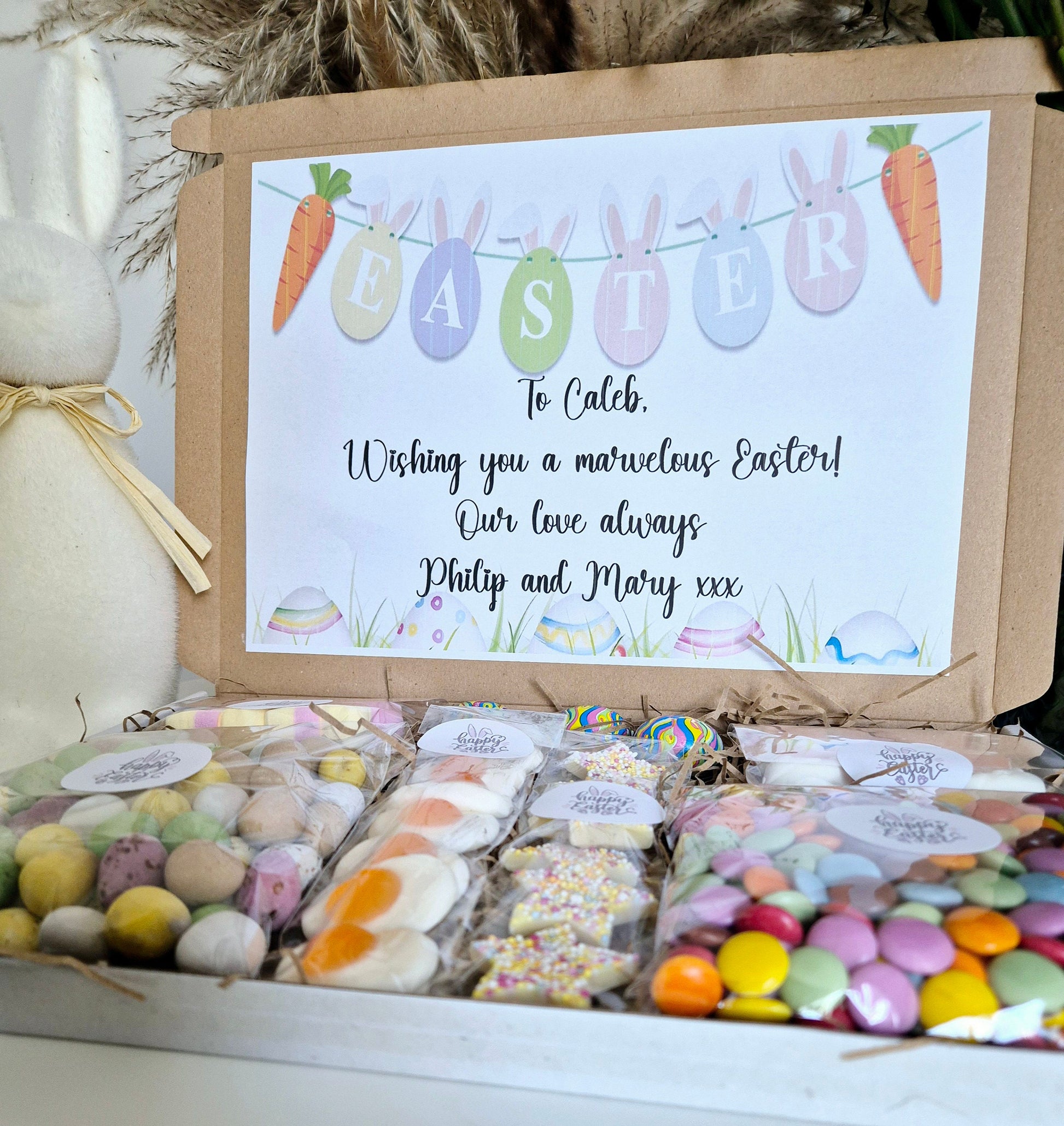 Letterbox Easter Gift| Letterbox Hamper| Chocolate| Easter for Kids | late Eggs| Easter Sweets| Treat box |