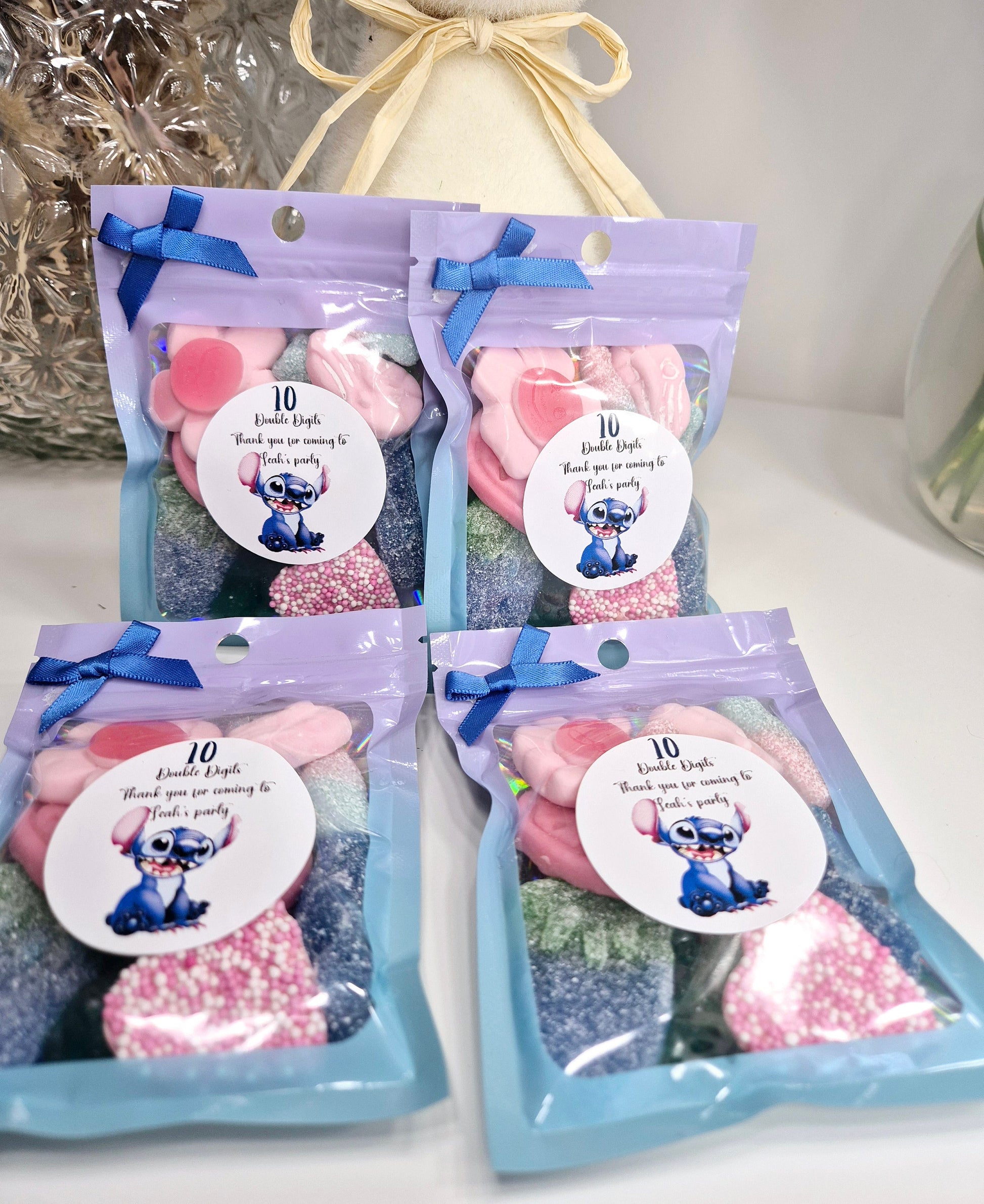 Stitch inspired sweet party favours pouches - Sweet pouches - Birthday favours