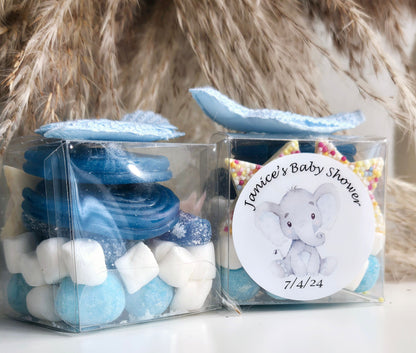 Sweet cubes - Baby shower sweet cubes - Blue- Gender reveal - Sweet Boxes - Baby boy