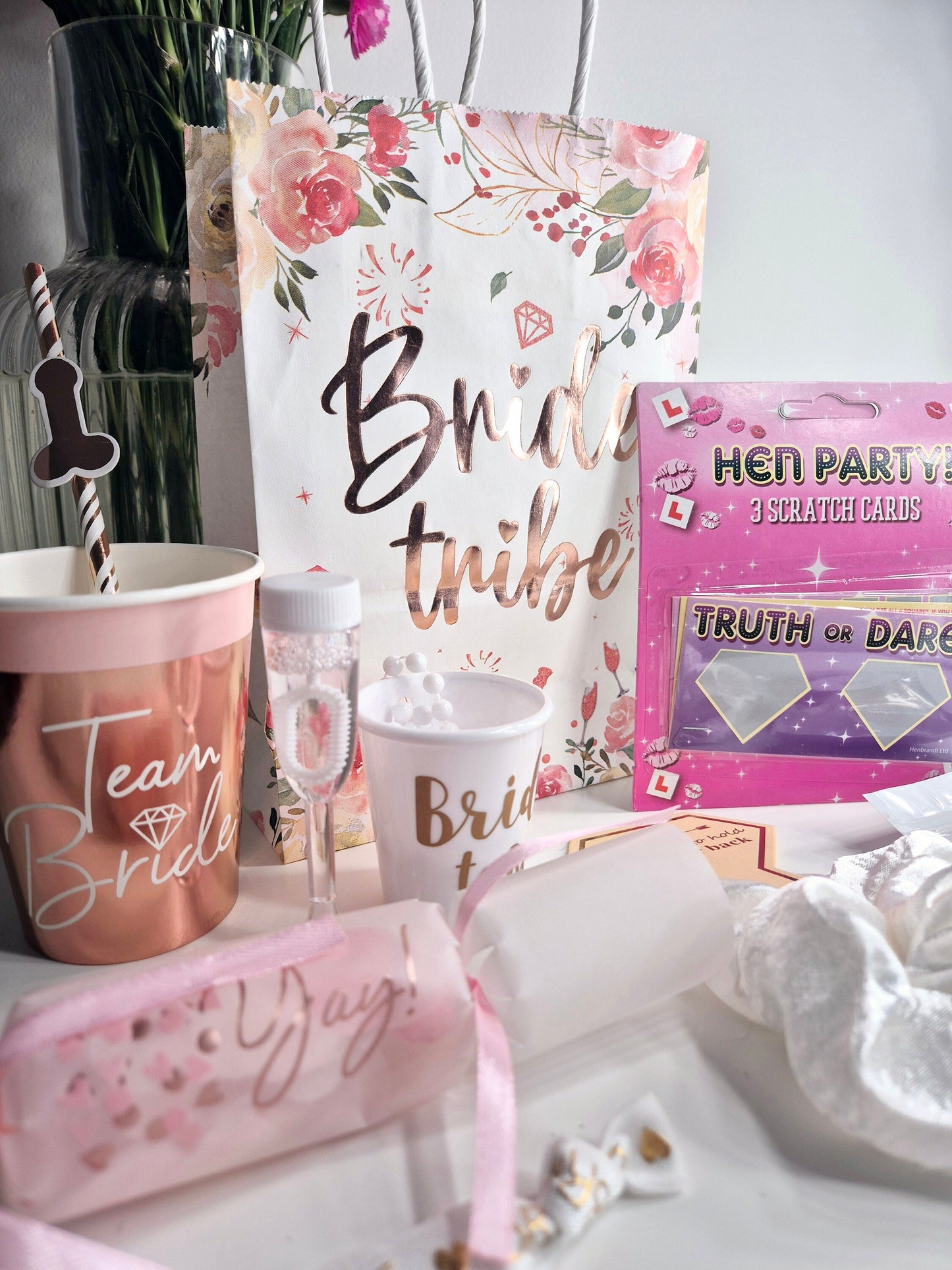 Bride tribe prefilled party bags- Hen party- prefilled hen bags- goody bags