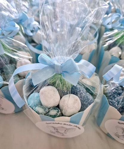 Baby shower sweet cups- Gender reveal - Baby shower favour- Sweet Favours- Baby boy