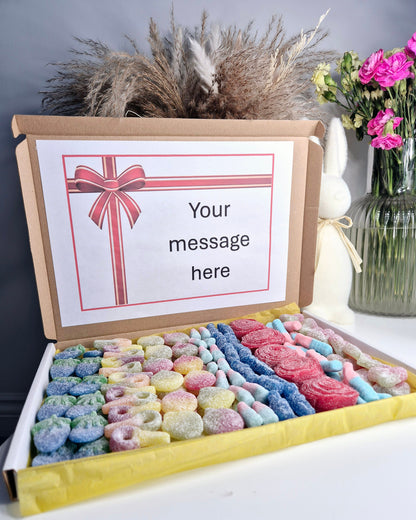 Fizzy sweet letterbox - letterbox gift - Fizzy sweets - Sweet gift