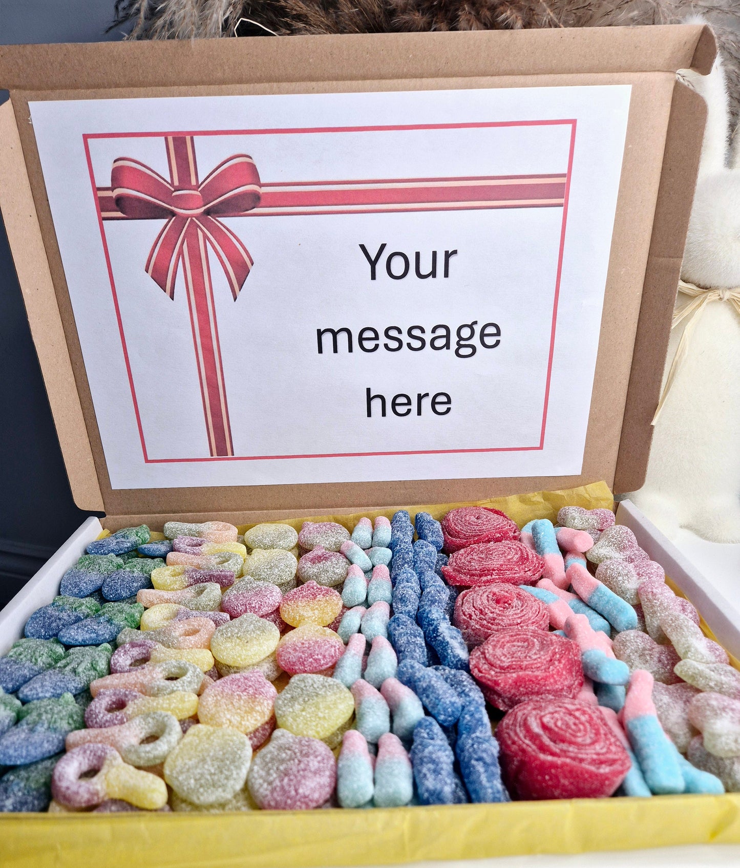 Fizzy sweet letterbox - letterbox gift - Fizzy sweets - Sweet gift