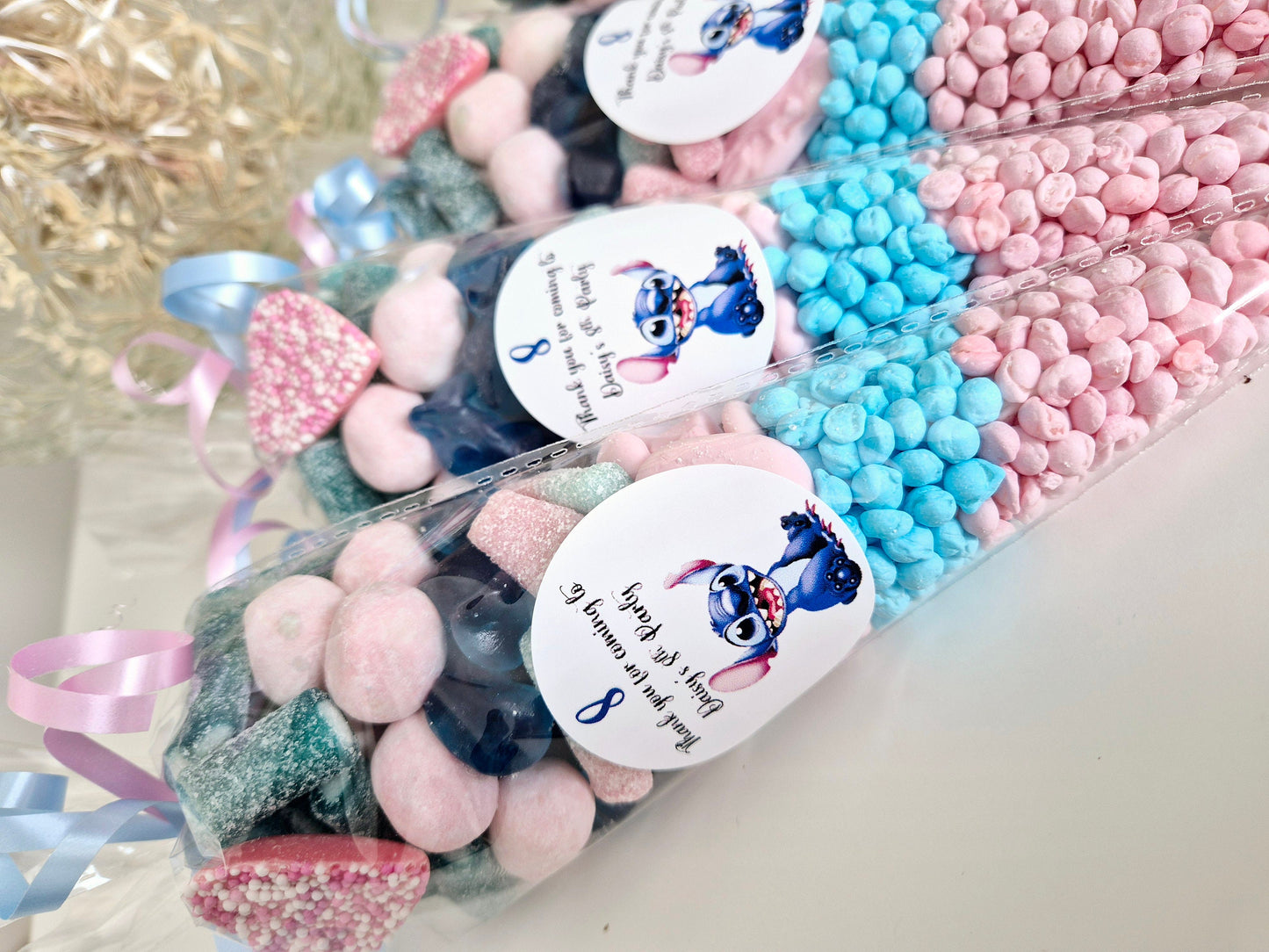 Stitch-inspired party favours cones - Sweet Cones - Birthday favours- party cones