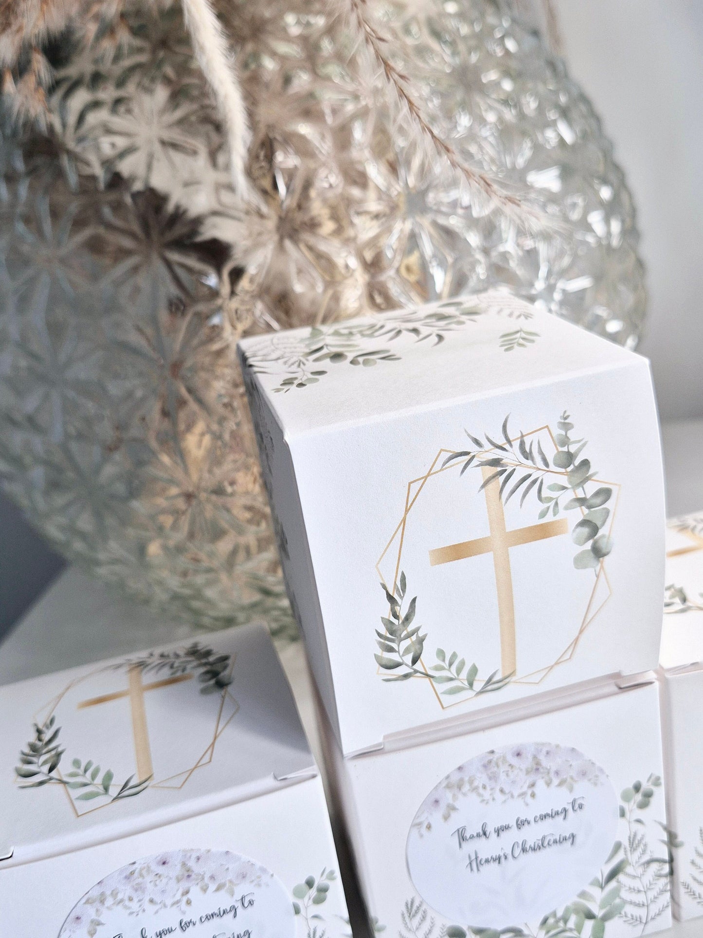 Christening sweet favours - Sweet Boxes- white sweet favour boxes - Baptisim favours - Baptism Sweets