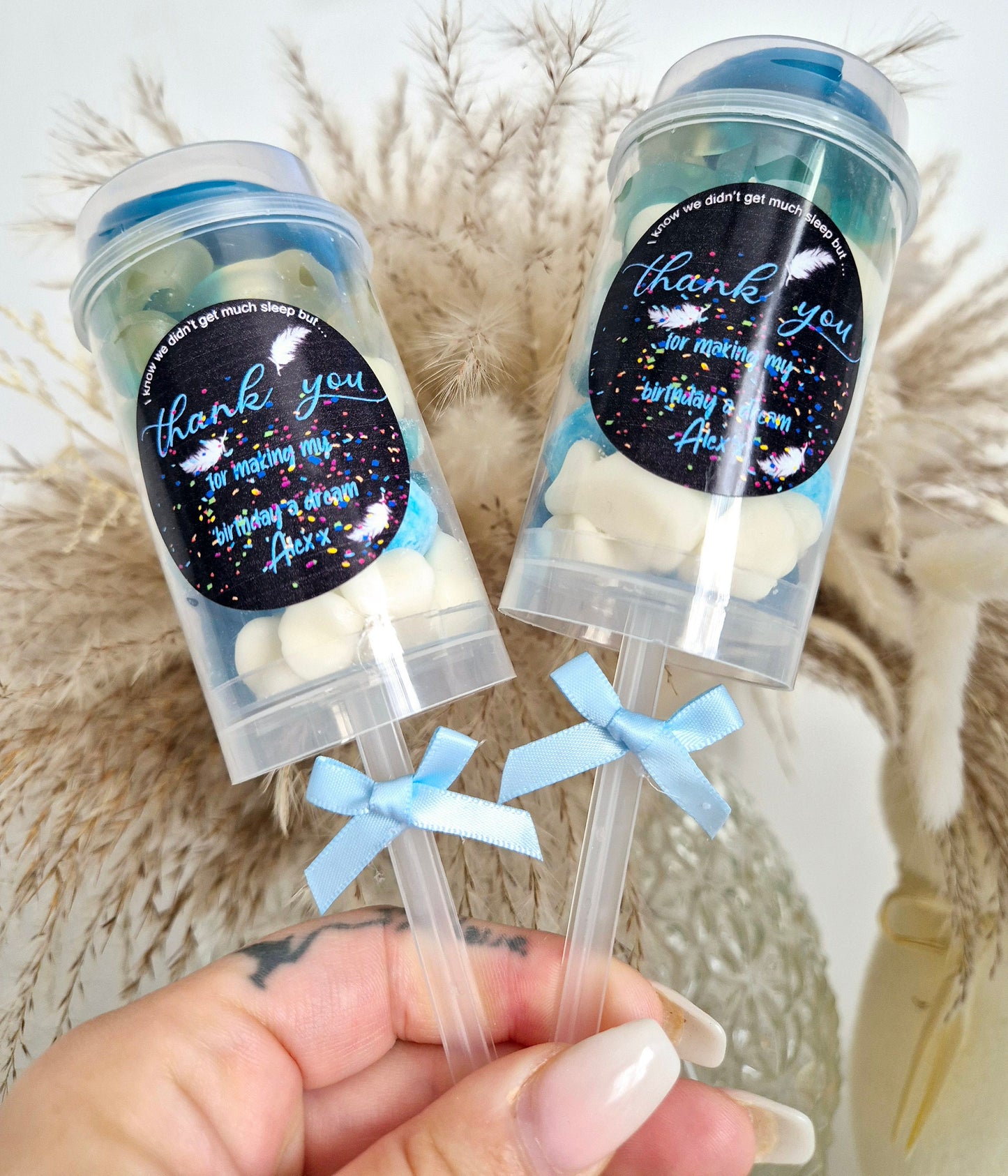 Sweet push pops- Sweets- Party Favours- postal sweets- sweet favours- birthday parties - sleepover push pop -sleepover party