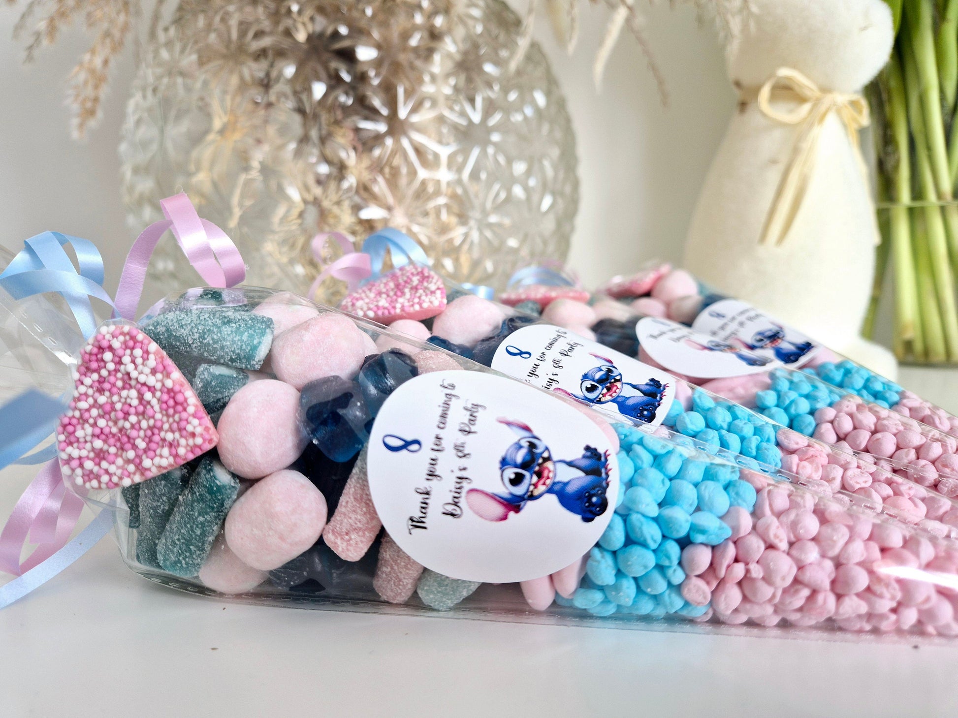 Stitch-inspired party favours cones - Sweet Cones - Birthday favours- party cones