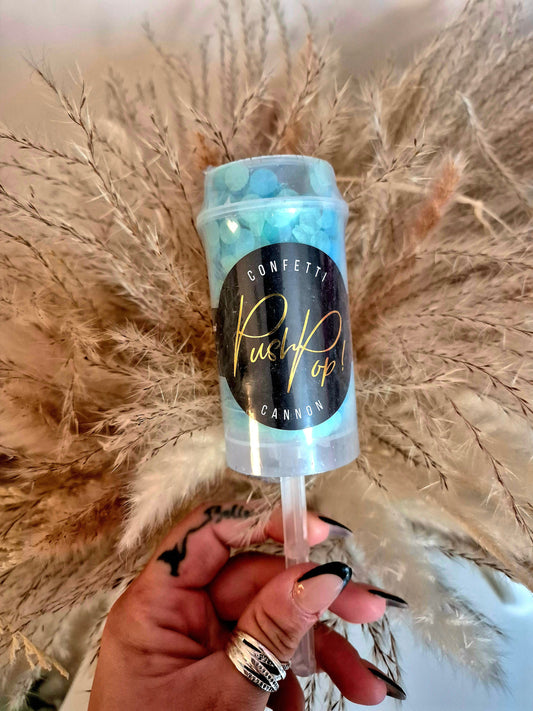 Baby shower confetti push pops - it's a boy - Baby shower - Gemder reveal - Confetti