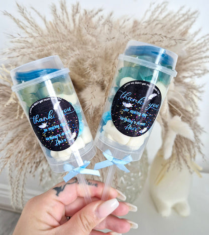 Sweet push pops- Sweets- Party Favours- postal sweets- sweet favours- birthday parties - sleepover push pop -sleepover party