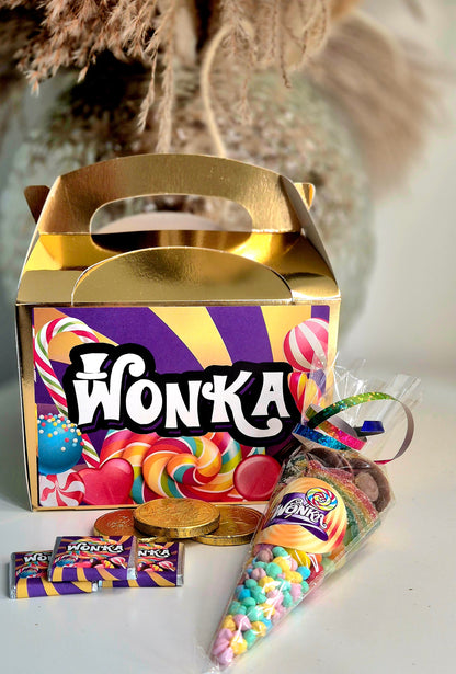 Wonk a inspired themed party box - Wonka-inspired