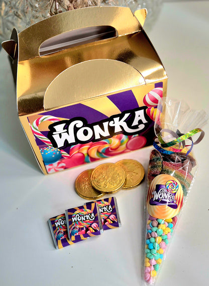 Wonk a inspired themed party box - Wonka-inspired