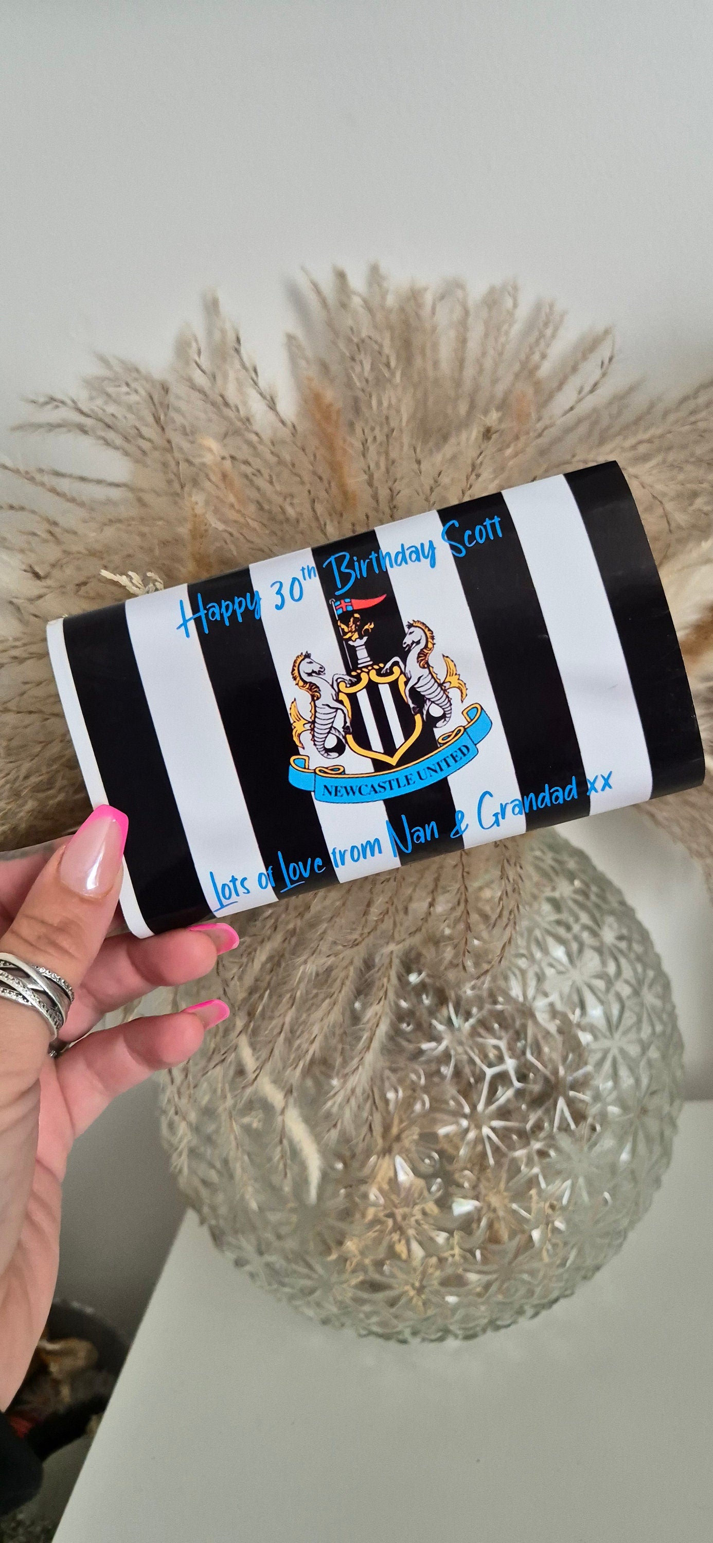 Personalised football chocolate wrapper for all occasions - Football - chocolate wrapper- Personalised