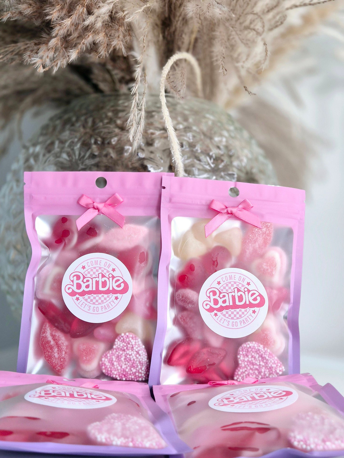 Large Lets go party inspired sweet bags - Party favours - Birthday - treat Bag- prefilled sweet bags