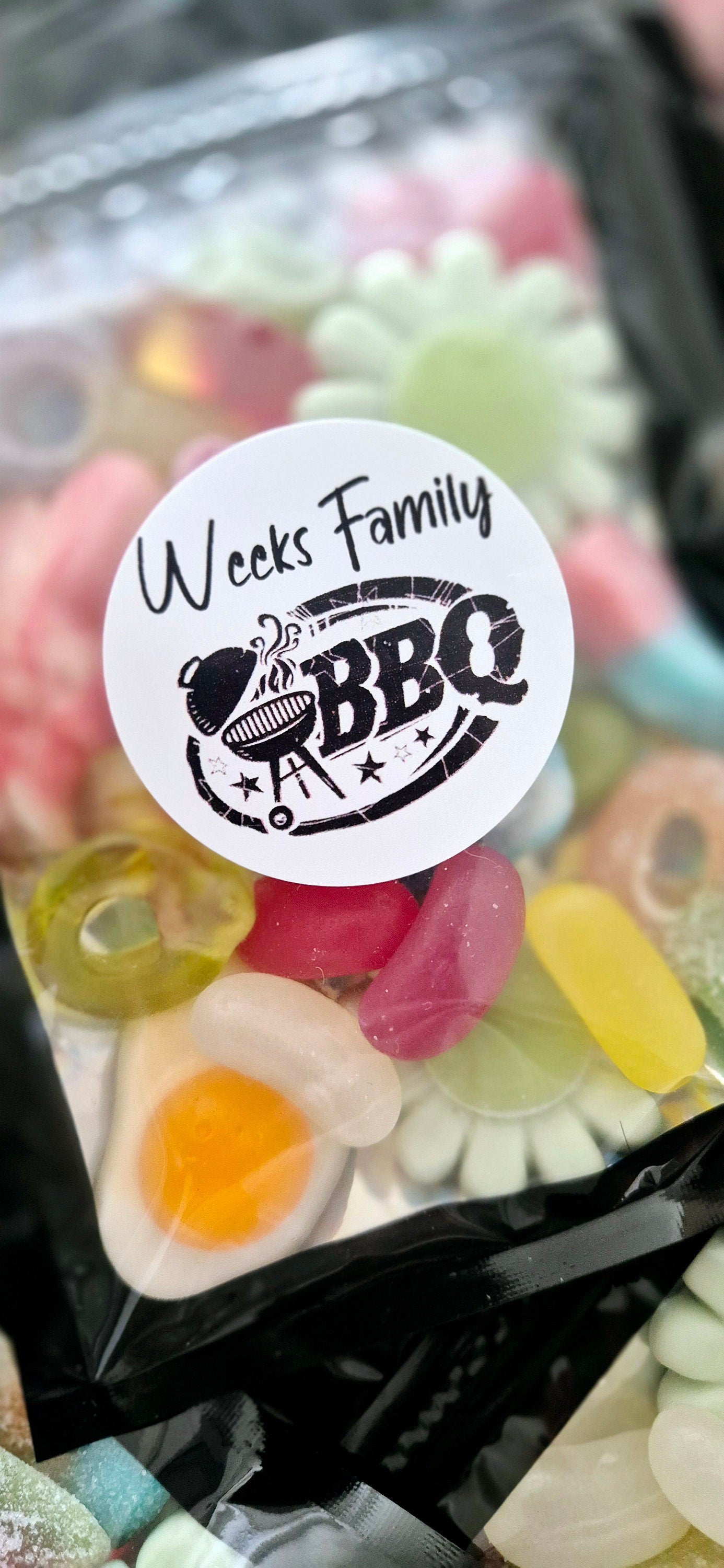 BBQ sweet pouches - Sweet pouches - Celebration - Family/friends sweets