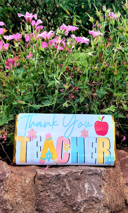 Teacher chocolate bar - Teacher Gift - Thankyou - you rule - Teacher - Thankyou