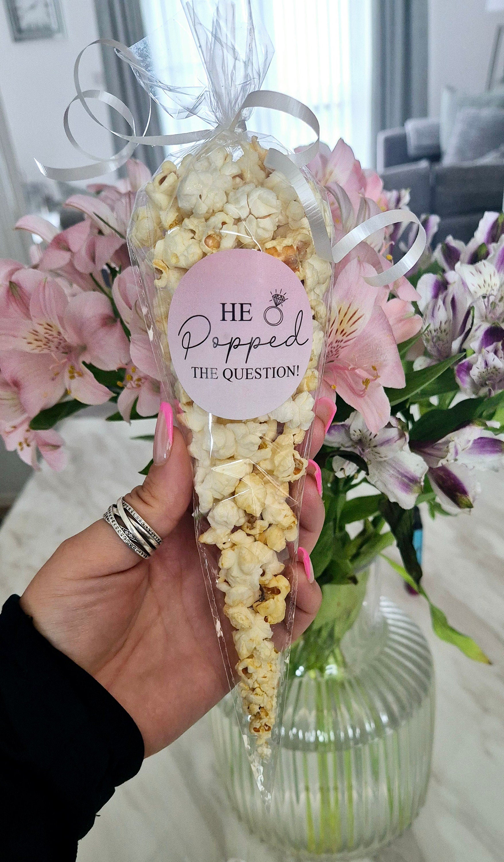 He popped the question - Engagement - Party favours