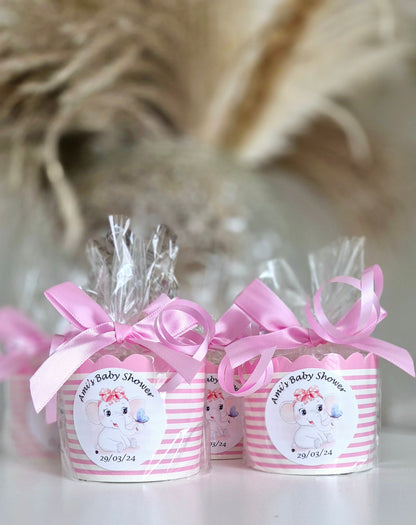 Pink baby shower sweet cups - Sweet cups- Baby girl - It's a girl