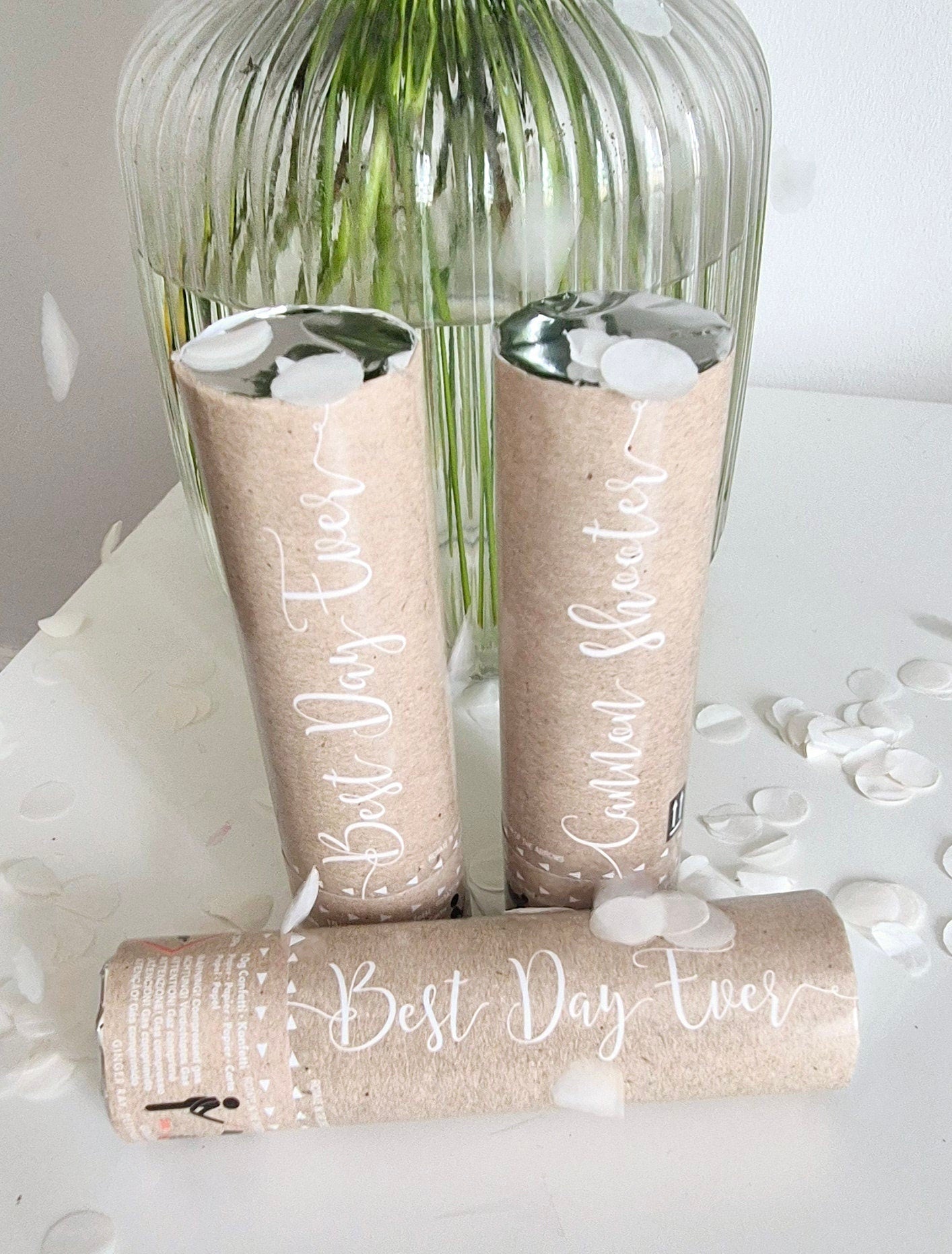 Rustic wedding confetti