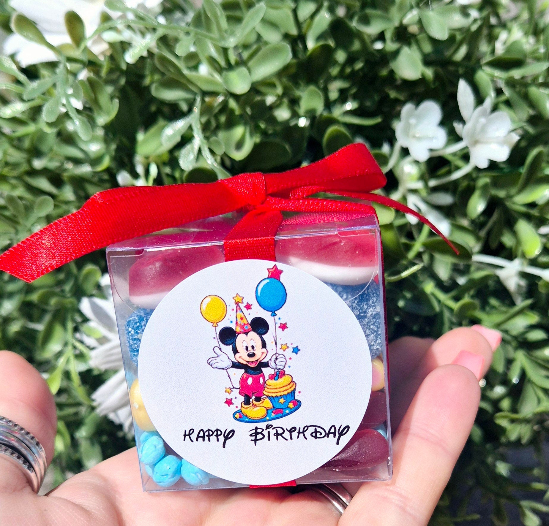 mickey-inspired sweet cubes