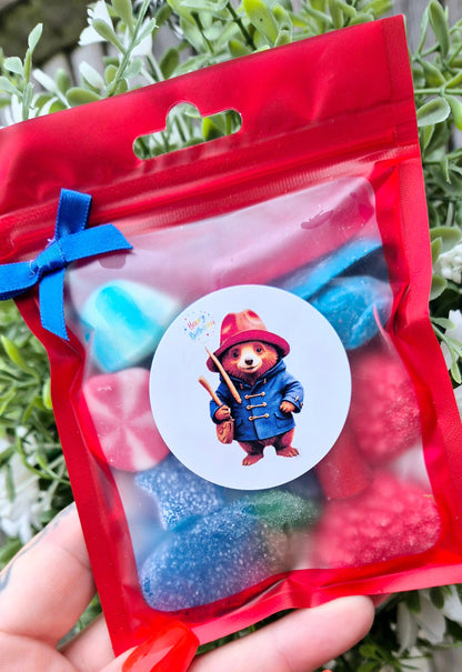 Paddington party bags- Paddington sweet bags - Personalised sweet bags