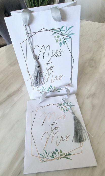 Hen do party bags - Miss to Mrs