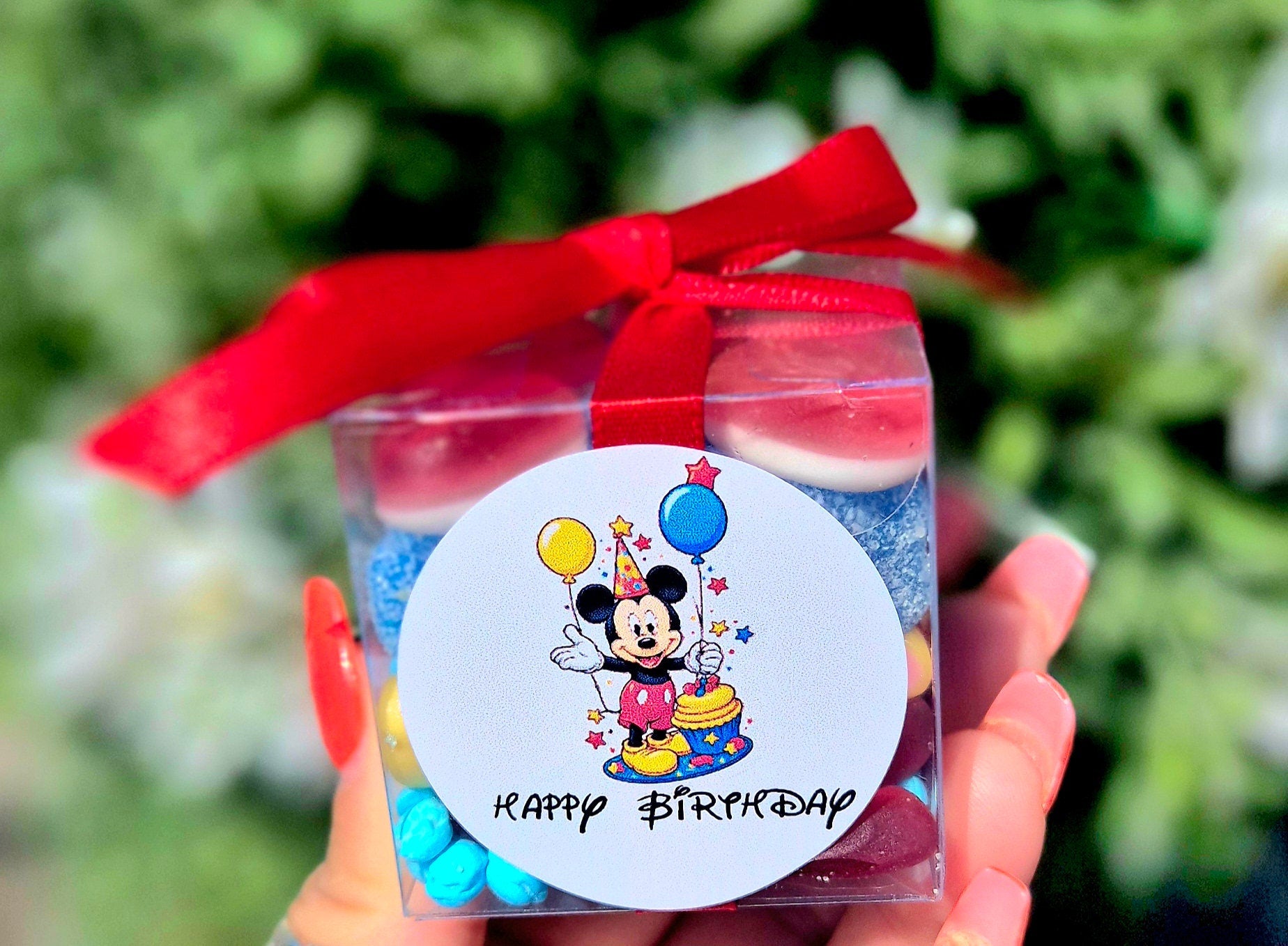 mickey-inspired sweet cubes