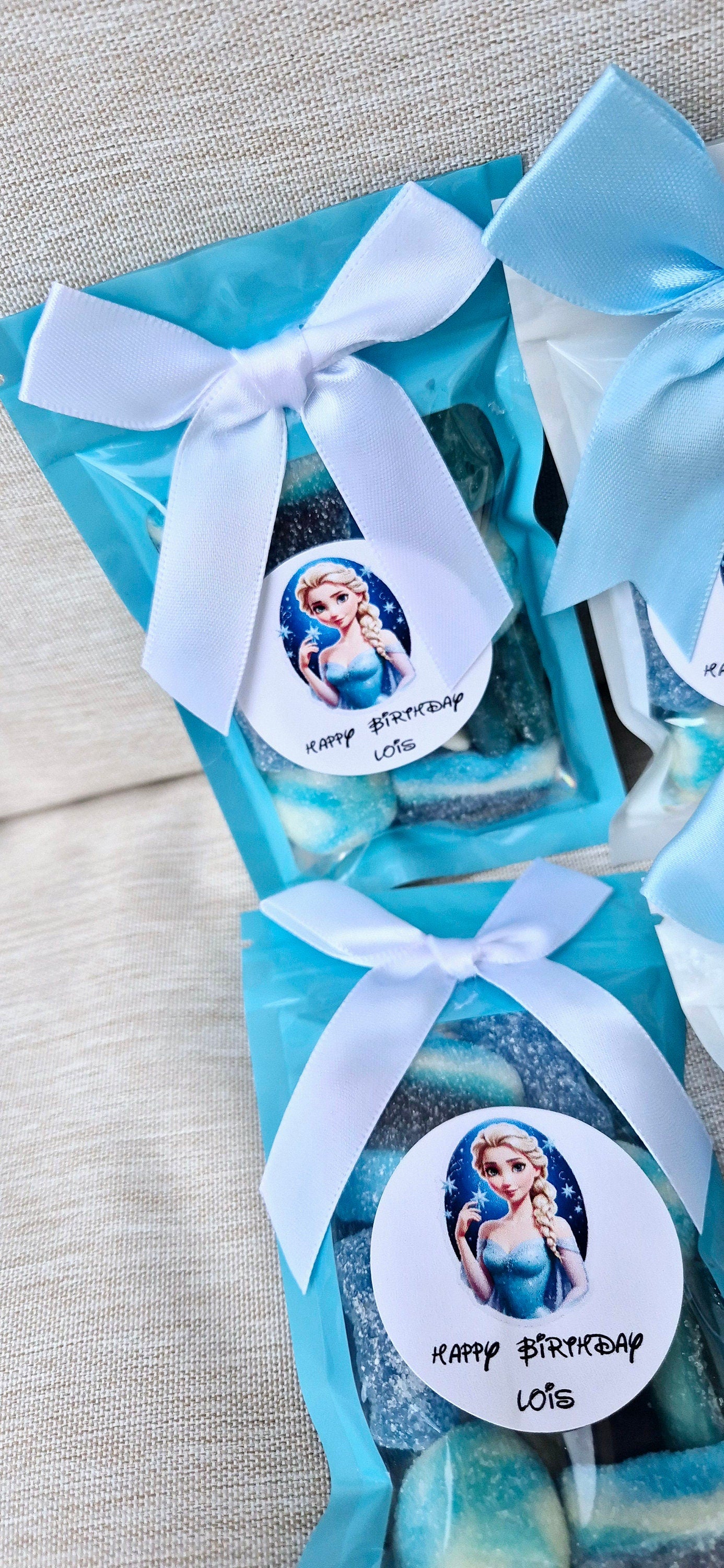 Let it go inspired party bags - Sweet bags- prefilled sweet bags