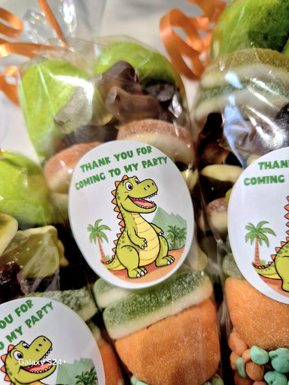 Dinosaur party cones