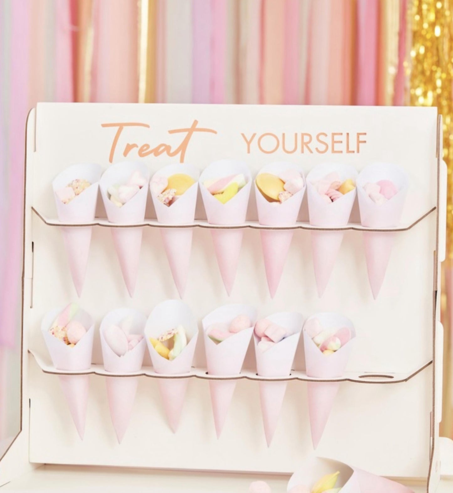 Rose gold treat stand