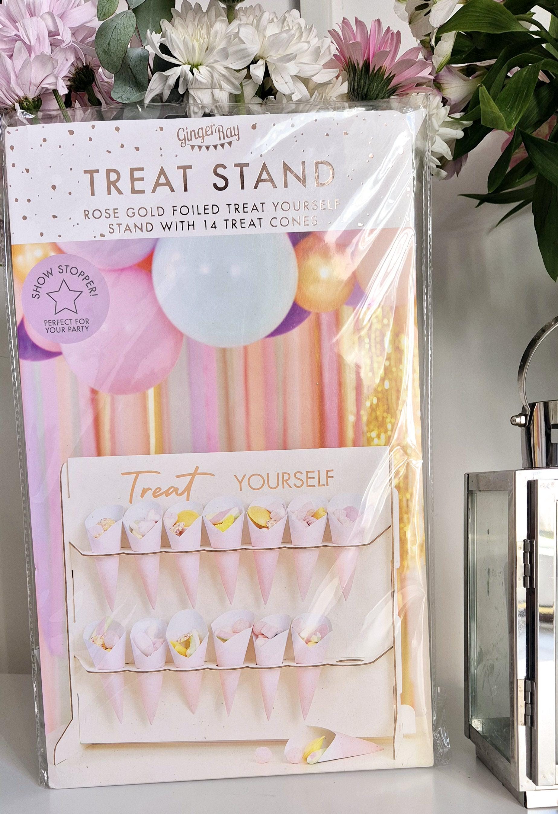 Rose gold treat stand