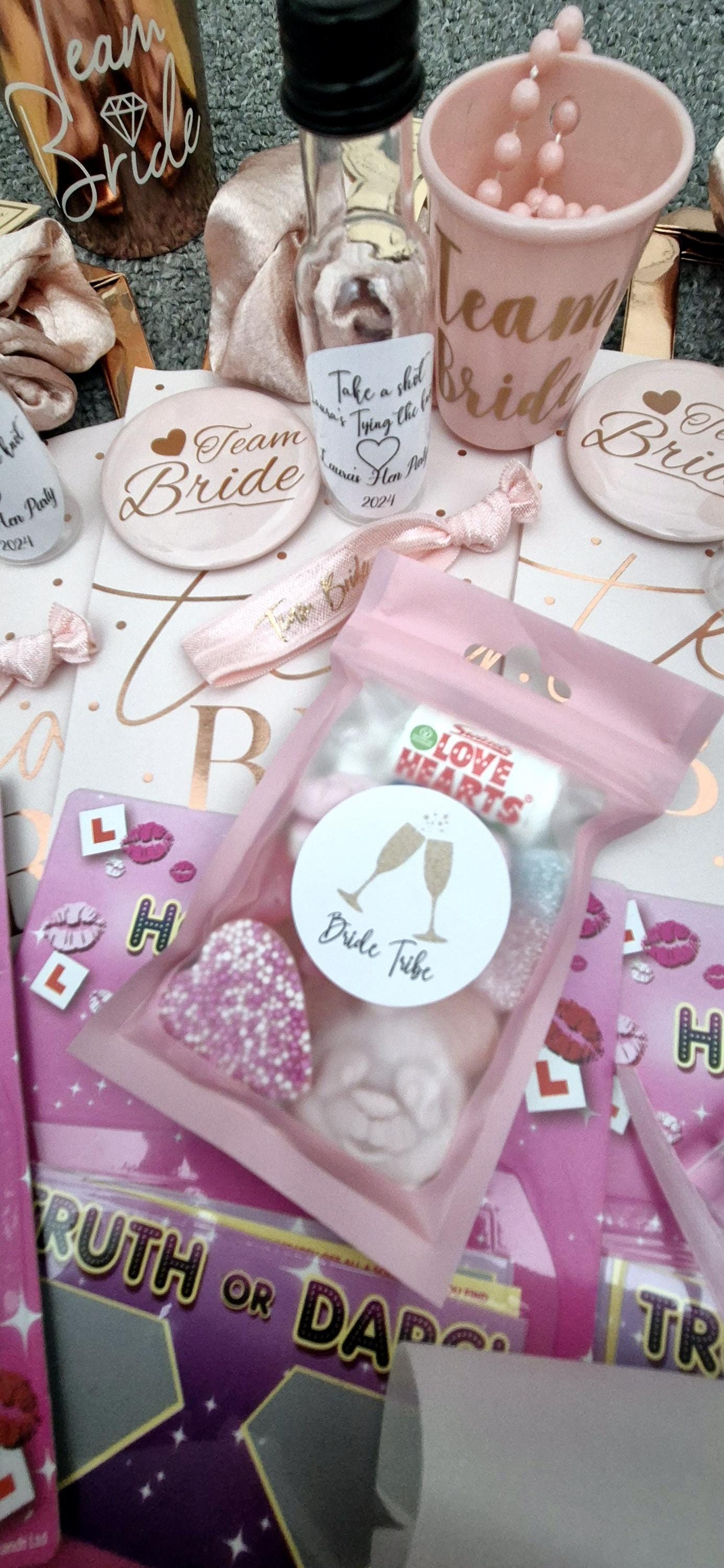 Bride tribe prefilled party bags- Hen party- prefilled hen bags- goody bags