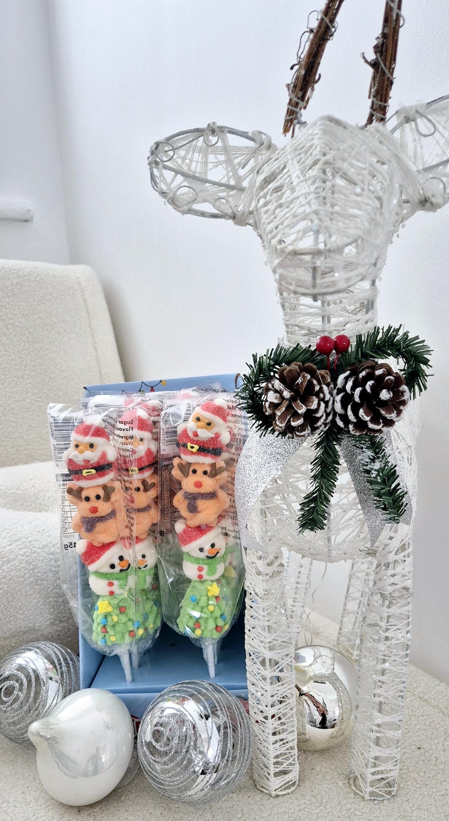 Candy festive mallow stacker - stocking filler- festive mallow lolly