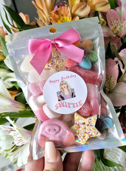 LARGE swiftie inspired sweet bags - Swiftie fan - Sweet pouches- prefilled sweetbags