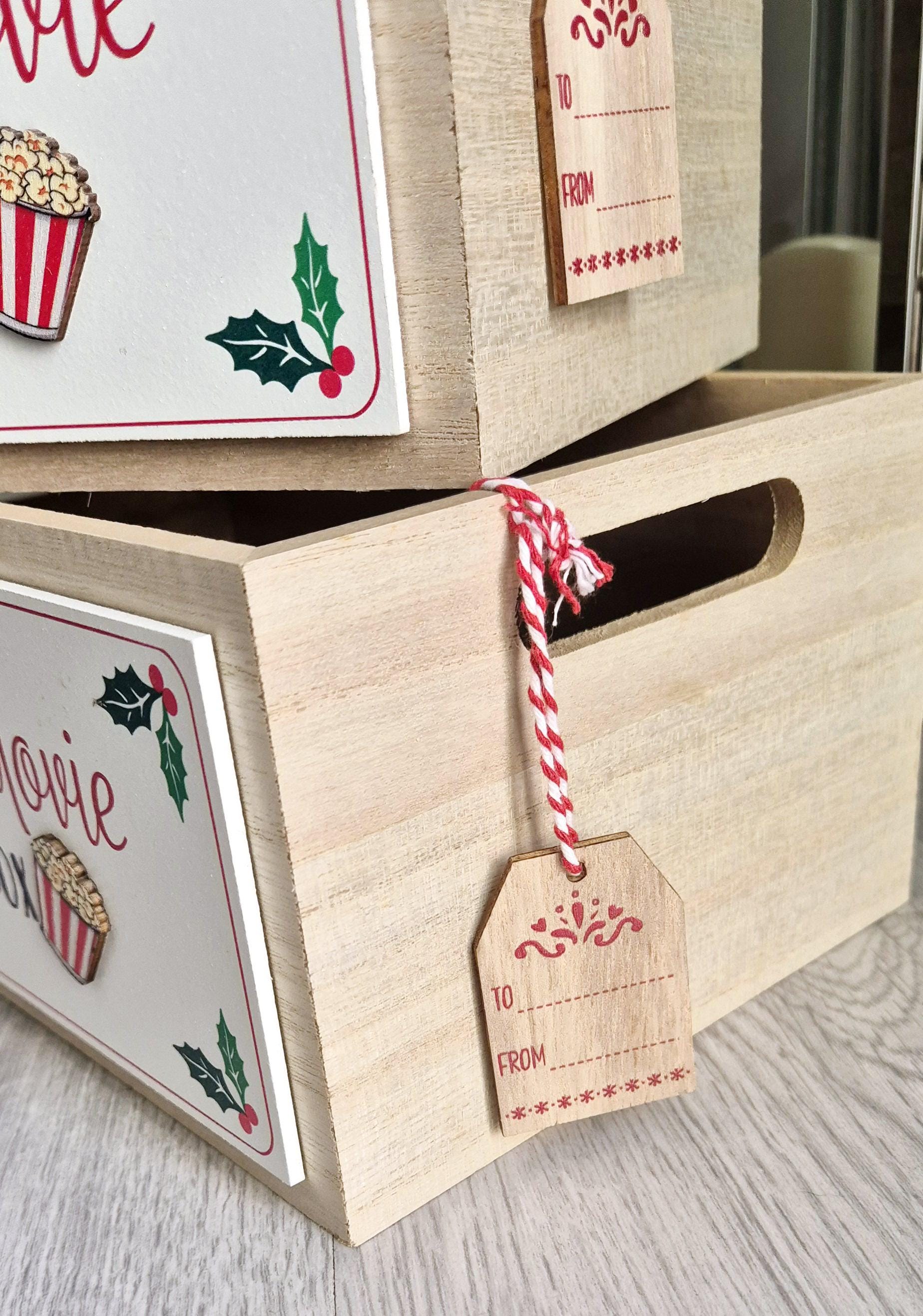 Christmas movie night crate